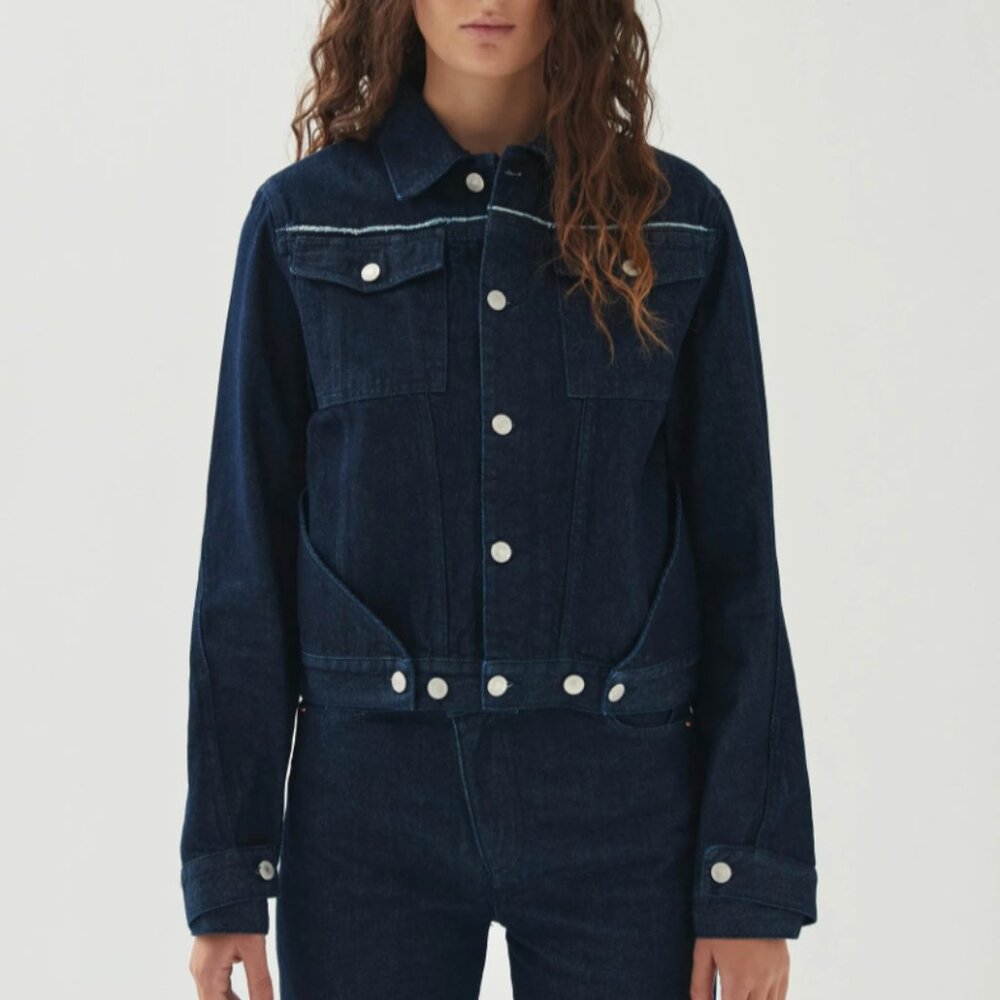 ALOHAS Dark Blue Jean Jacket